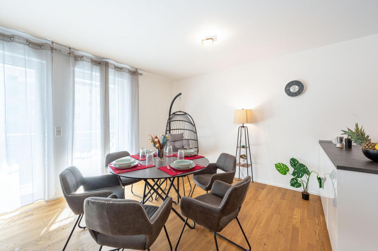 Апартаменти Lit Living: Luxus - Box Spring - Parking - Terrace Людвігсгафен-на-Рейні Екстер'єр фото