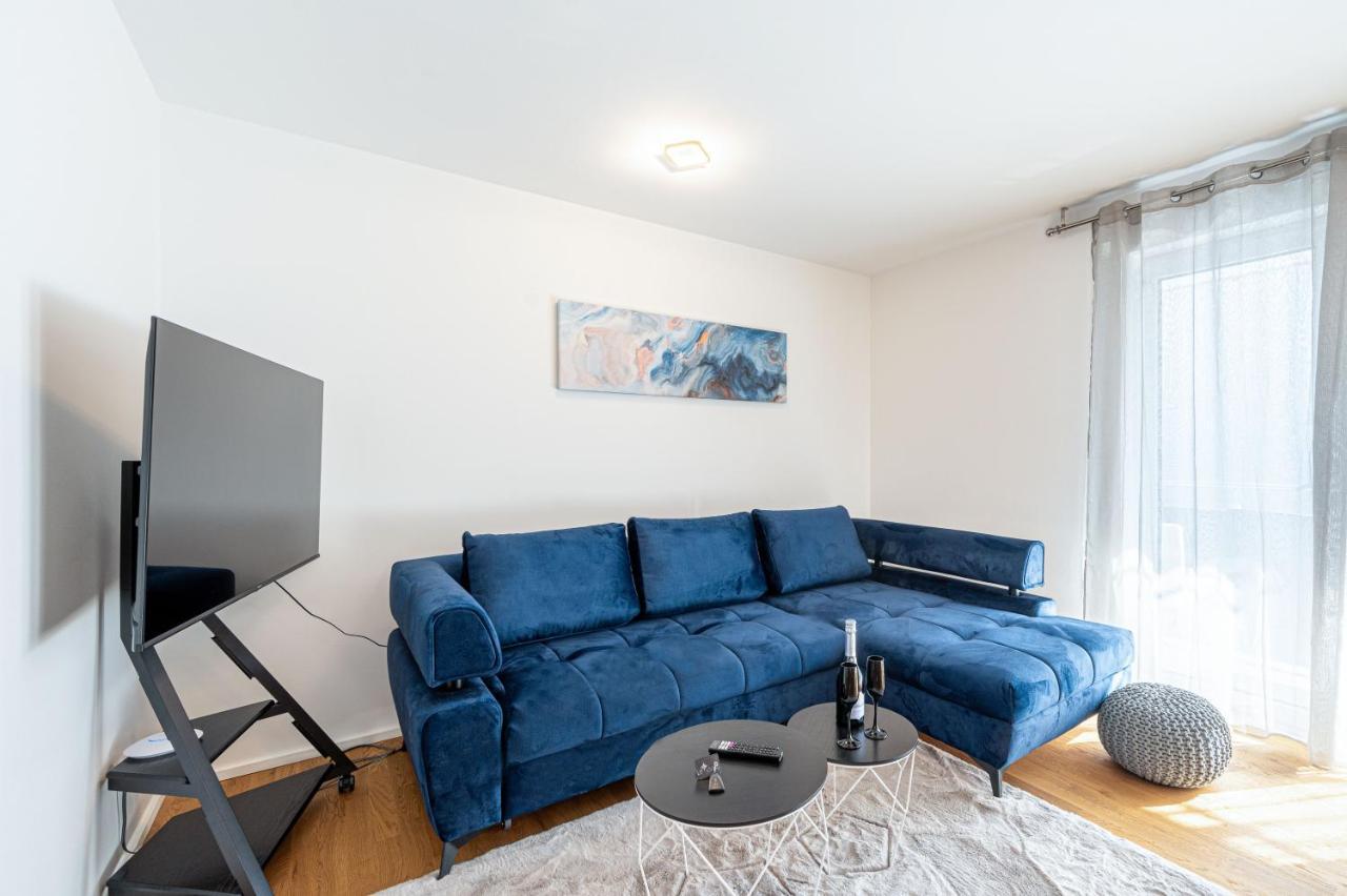 Апартаменти Lit Living: Luxus - Box Spring - Parking - Terrace Людвігсгафен-на-Рейні Екстер'єр фото