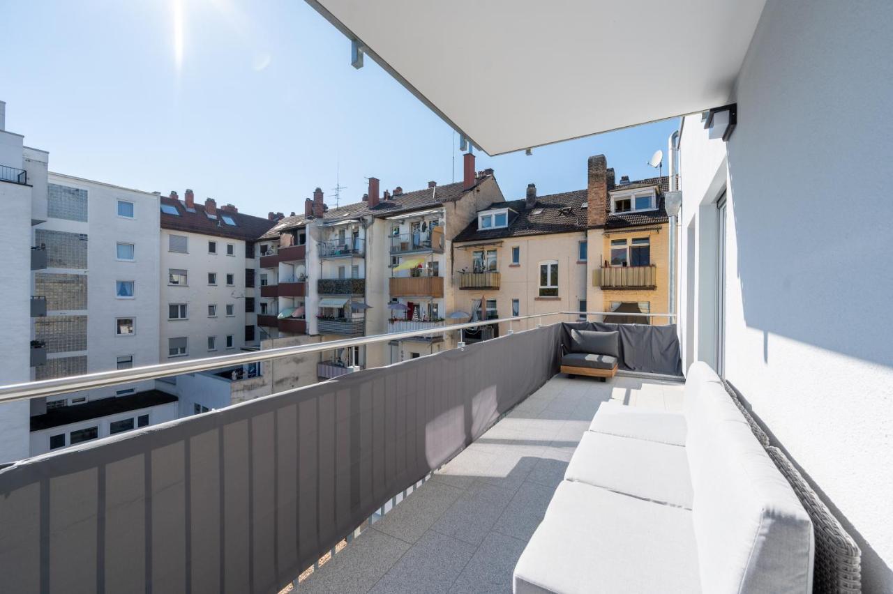 Апартаменти Lit Living: Luxus - Box Spring - Parking - Terrace Людвігсгафен-на-Рейні Номер фото
